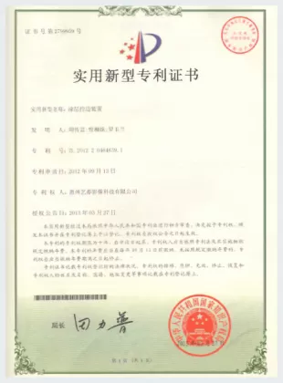 Patent Certificate